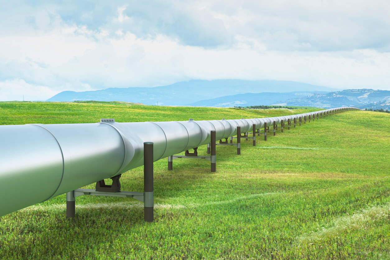oil pipeline in field - top cultural resources management permitting services firm for energy