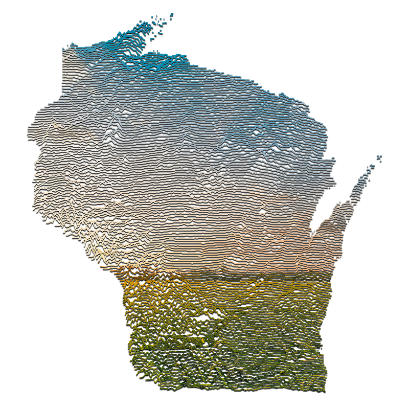 wisconsin map - professional cultural resources management services firm for wisconsin